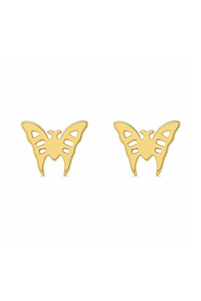 Bijuteria SORELLY Cercei fluture placați cu aur de 14k