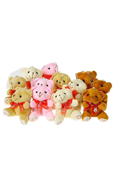 adar Ursulet de plus 10 cm multicolor cu agatatoare set