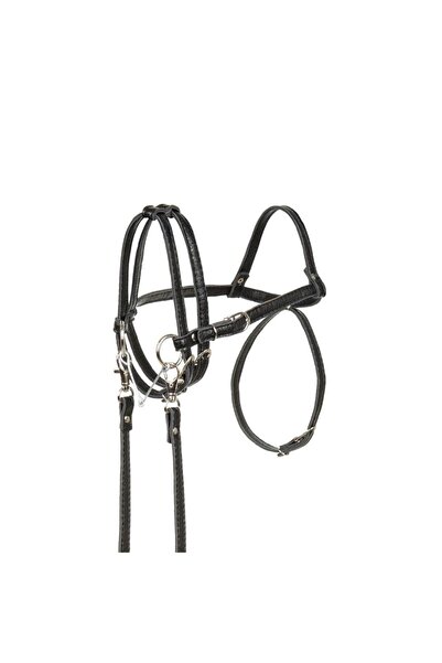 HANDLOSFERA Ham pentru Hobby Horse Skippi din piele ecologica, cu uzda si zab...