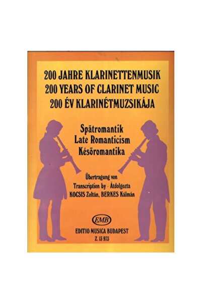 emb Kocsis Zoltán, Berkes Kálmán: Romanticismul târziu