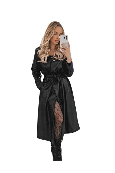 Woman's Fashion Γυναικεία μαύρη καμπαρντίνα