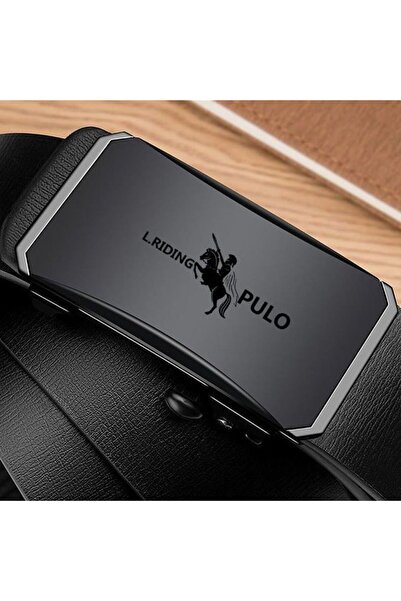Diamond Arrows Daily Luxury Design Business Leather Belt Metal Men's Automati...