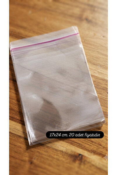Neşeli Atölyem 20 Pieces of High Quality Transparent Taped Opp Gelatin Bags, ...