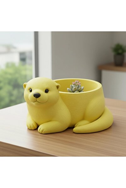 OEM Mini Ghiveci Decorativ Animalut Vidra Suport Plante Mici
