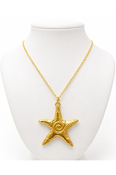 MİLALAZO Vintage Starfish Spiral Necklace