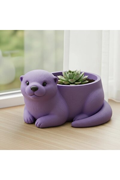 OEM Mini Ghiveci Decorativ Animalut Vidra Suport Plante Mici