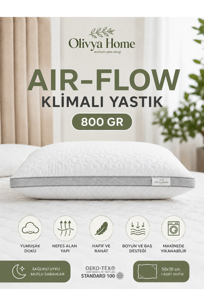 Olivya Home Air-Flow Klimalı Yastık - 50x70 cm