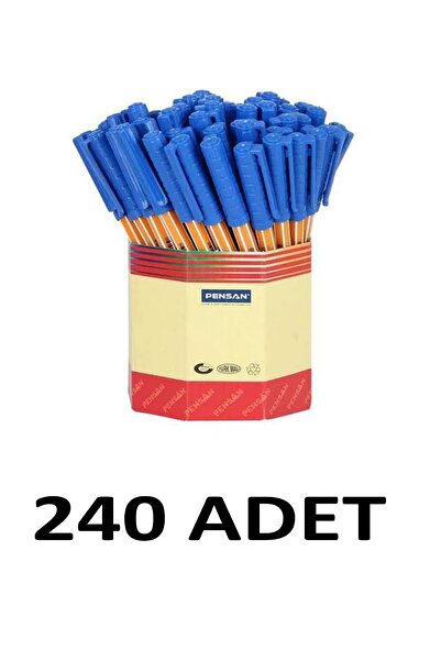 Pensan 240 Pieces of Officepen 1 mm Ballpoint Pens