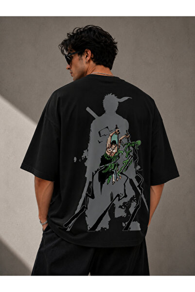 Nulivez One Piece Zoro Printed Oversize Unisex T-Shirt – Minimal Front Print ...