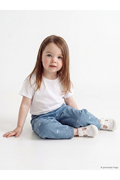 LC Waikiki Sparkling Choices from Shining Store Relax Fit Baby Girl Embroider...