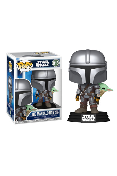 Funko Pop! Star Wars The Mandalorian with Grogu #818