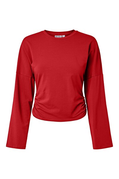 PIECES Top s dlouhými rukávy PCALLI
