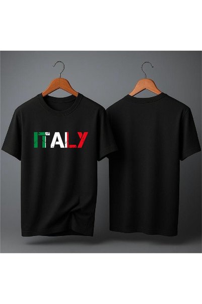 EFEVRA Italian Printed Oversized T-Shirt