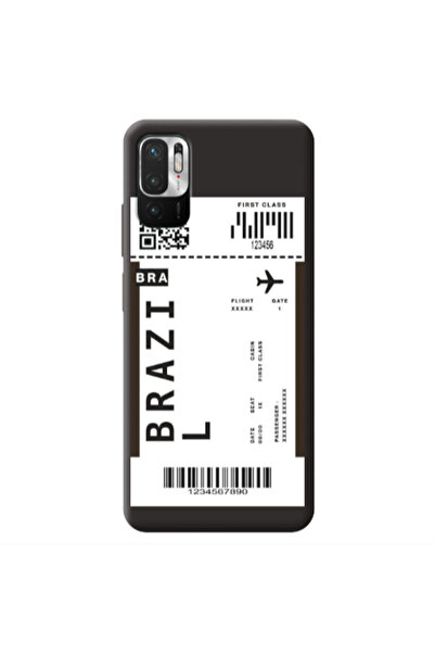 Other Xiaomi Redmi Note 10 Pro 5G Brazil BRA Black Colored Silicone TPU Θήκη