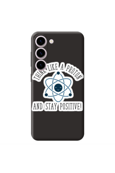 Other Samsung S23 Plus THINK LIKE Black Colored Silicone TPU Θήκη