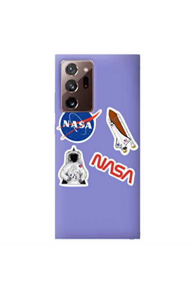 Other Samsung Note 20 Plus Nasa Purple Colored Silicone TPU Θήκη