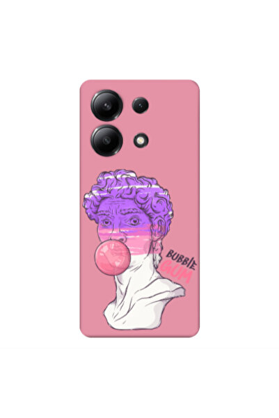 Other Xiaomi Redmi Note 13 4G Pin Bubble Pink Colored Silicone TPU Θήκη