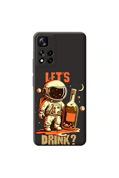 Other Xiaomi Redmi Note 11 Pro 5G Lets drink Black Colored Silicone TPU Θήκη