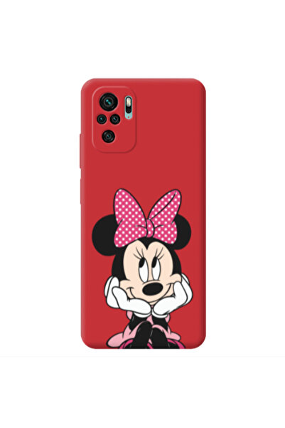 Other Xiaomi Redmi Note 10S Minnie 2 Red Colored Silicone TPU Θήκη