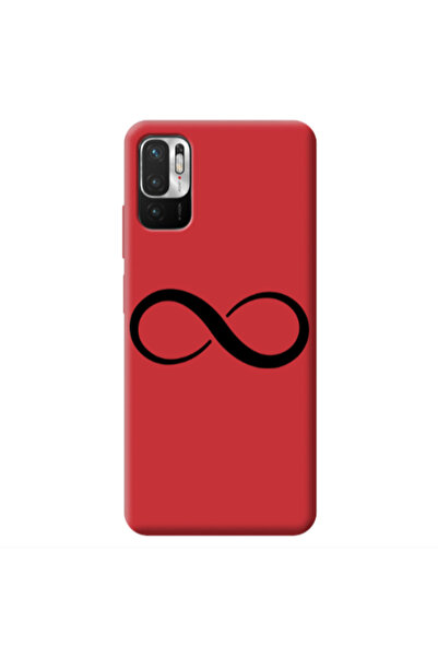 Other Xiaomi Redmi Note 10 Pro 5G Infinity Red Colored Silicone TPU Θήκη