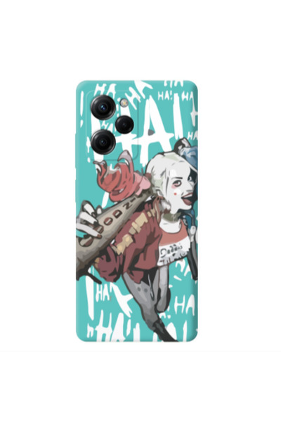 Other Xiaomi Poco X5 Pro Ha Ha Ha Turquoise Colored Silicone TPU Θήκη