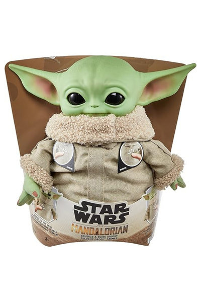 Via Mood Star Grogu Baby Yoda Sesli Animasyonlu Peluş Oyuncak – Göz Kırpma ve...