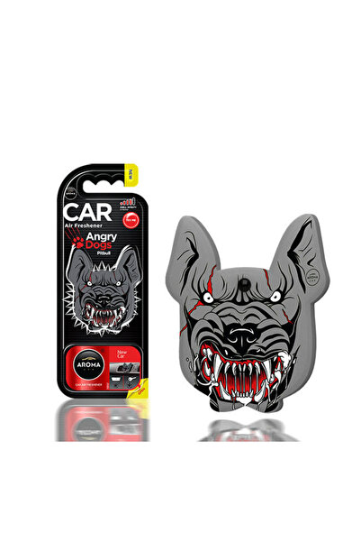 OEM Αρωματικό Αυτοκινήτου Κρεμαστό Aroma Angry Dogs Pitbull New Car 1 Τεμάχιο