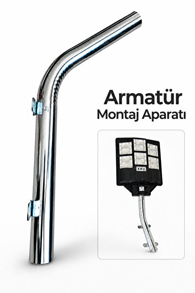 Badem10 Armatür Lamba Kolu 50 cm Dekoratif Metal Duvar Aplik Askısı Rustik Ba...