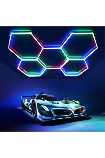 HEXAGON LED Kit Style RGB-W Επαγγελματικό Φωτιστικό Οροφής Mε 5 Κυψέλες TC-239