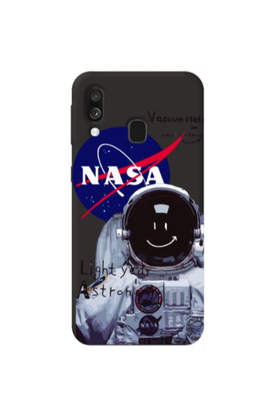 Other Samsung A40 Vacuum State Black Colored Silicone TPU Θήκη
