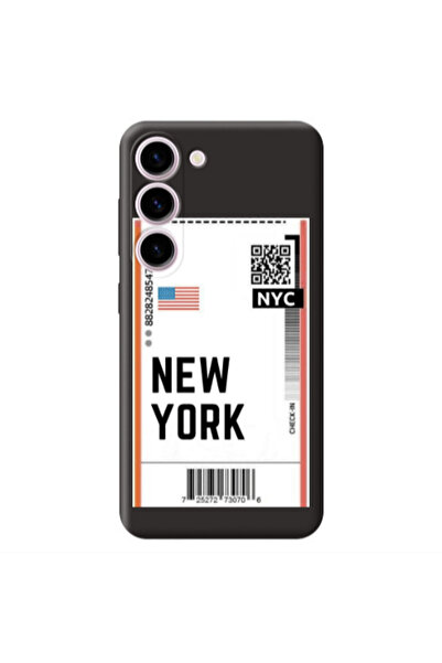 Other Samsung S23 Plus New York NYC Black Colored Silicone TPU Θήκη