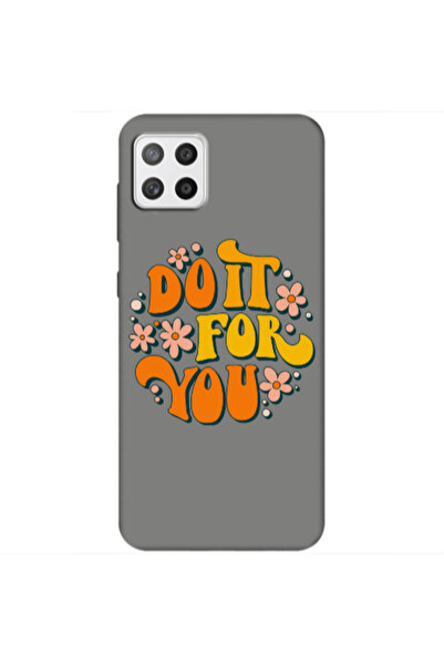 Other Samsung A22 5G Do it For You Grey Colored Silicone TPU Θήκη
