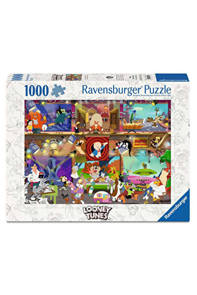 RAVENSBURGER Puzzle 1000 piese - Looney Tunes studio (12001811)