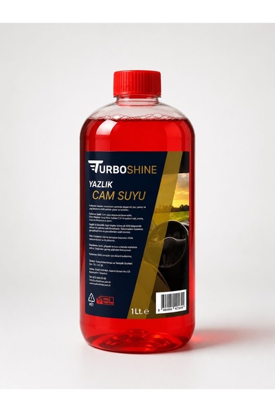 TURBO SHİNE CAM SUYU 1 LT