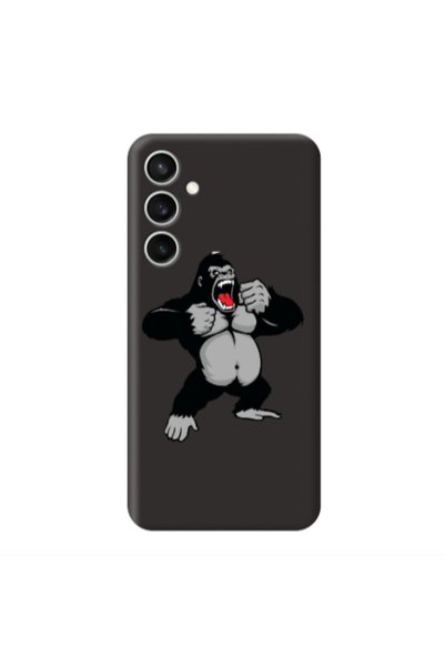 Other Samsung S23FE Angry Gorilla2 Black Colored Silicone TPU Θήκη