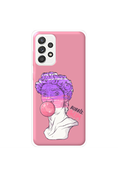 Other Samsung A72 Pin Bubble Pink Colored Silicone TPU Θήκη