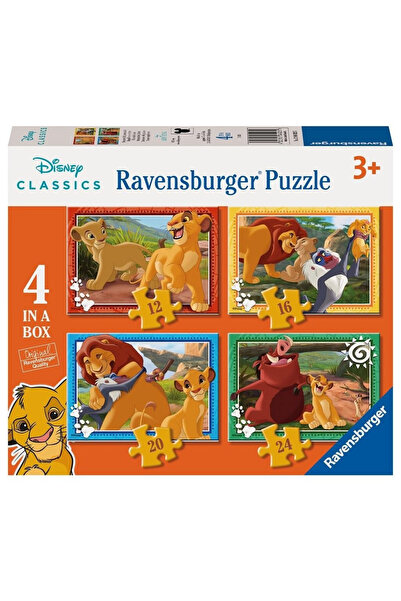 RAVENSBURGER Puzzle 4in1 - Regele Leu