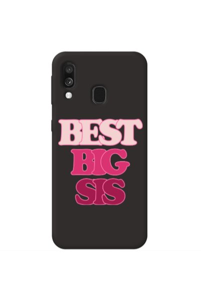 Other Samsung A40 Be Creative Black Colored Silicone TPU Θήκη