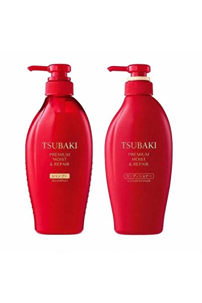 TSUBAKI Premium Moist & Repair Shampoo 450ml + Conditioner 450ml Combo, Japan...