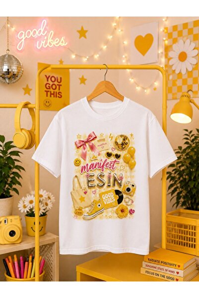 MANİFEST Design Printed T-Shirt Li̇dya Zoktay Esi̇n Sueda Hi̇lal Mi̇na