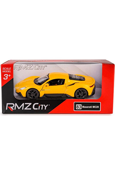 OEM Maserati MC20 Daffi - model metalic de mașină în culoarea galbenă, 3+