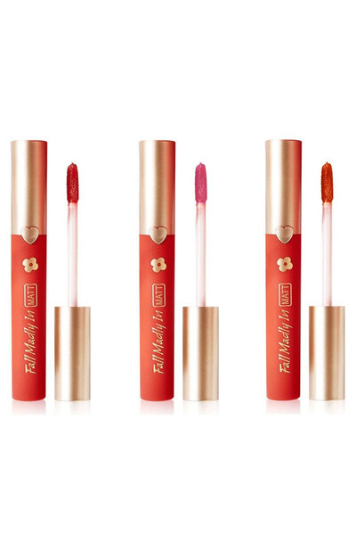 La meila KISS BEAUTY ΜΑΤ ΓΚΛΟΣ ΣΤΟΜΑΤΩΝ 5ML - χρώμα: # Ζωτικότητα Πορτοκάλι