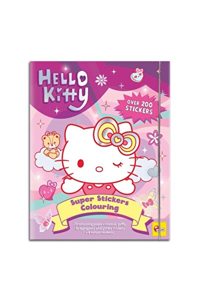 OEM Album de colorat Hello Kitty cu markere și autocolante Lisciani