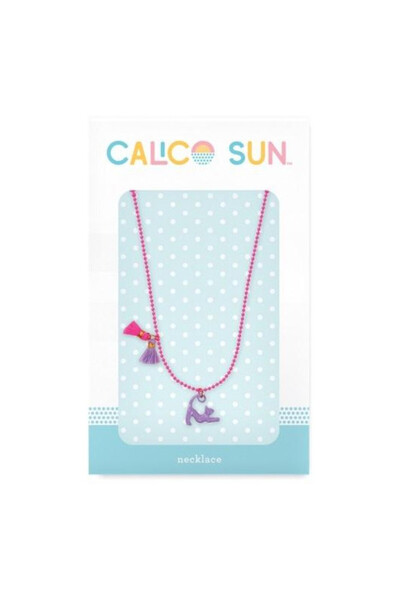 OEM Colier Zoey pisica roz-violet cu ciucuri Baloane Colorate