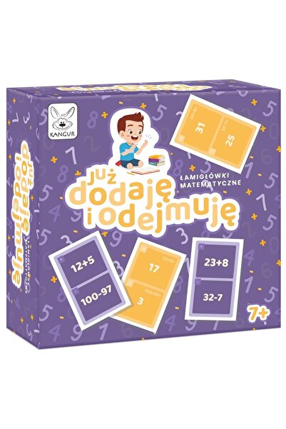 OEM Cuvinte închiise matematice pentru copii - Adunare și scădere cu Kangurul