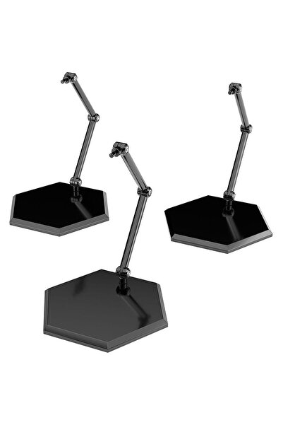 OEM Suporturi Nendoroid More Mini pentru Figurine - Negru Tip Hexagonal Pache...