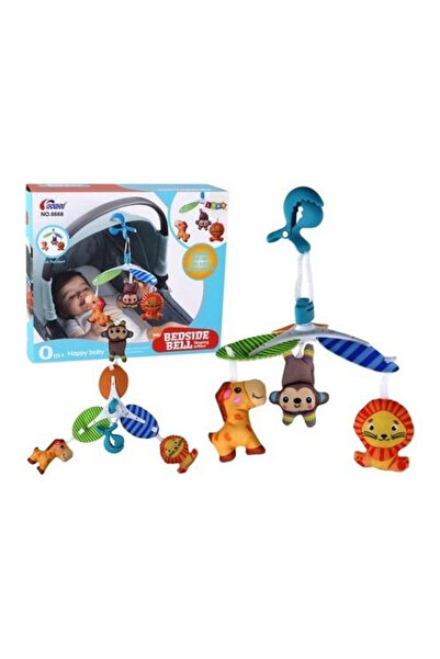 OEM Carusel pentru bebelusi Leantoys cu animale de plus - 0 luni+
