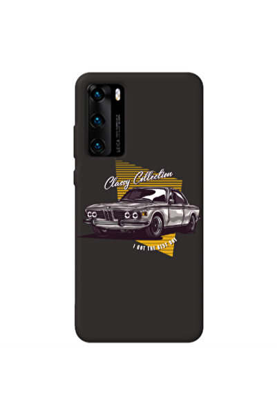 Other Huawei P40 Classy Collection Black Colored Silicone TPU Θήκη