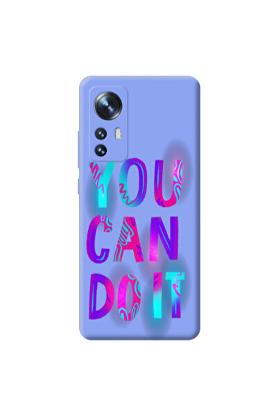 Other Xiaomi Mi 12 You Can Doit Light Purple Colored Silicone TPU Θήκη
