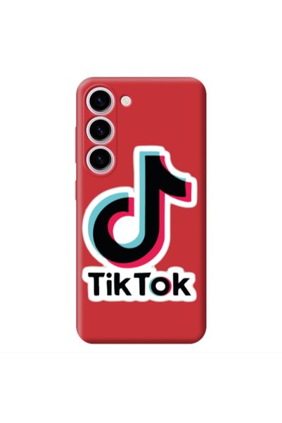 Other Samsung S23 Plus Tik Tok Red Colored Silicone TPU Θήκη